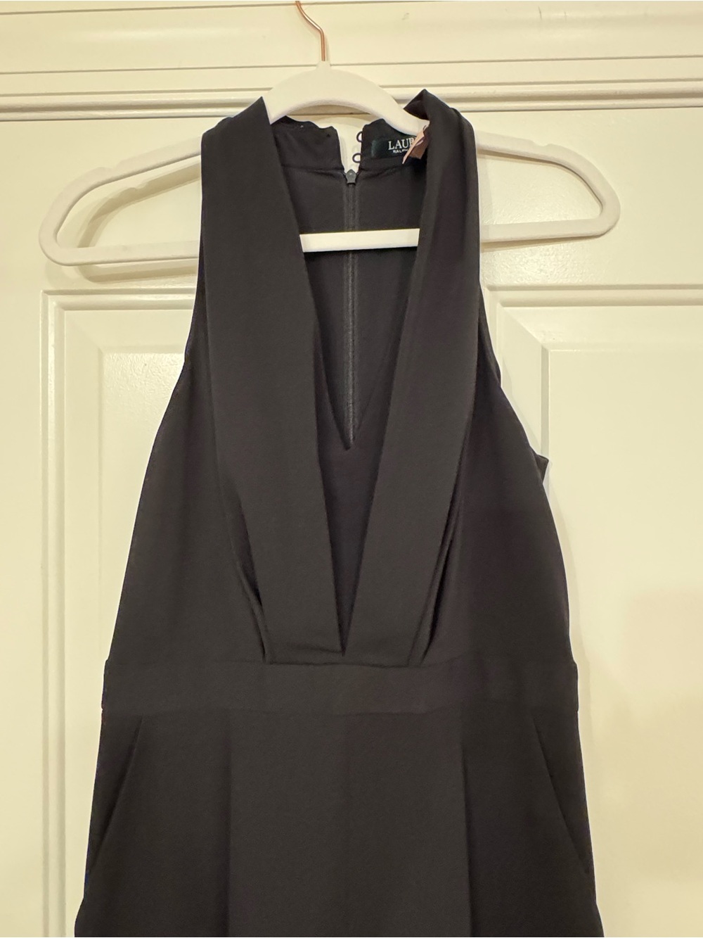 Ralph Lauren Black Halter Jumpsuit - Picture 3 of 8